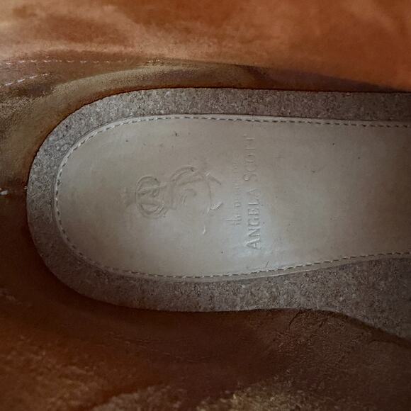 The Office Of Angela Scott Mr. Bernard Boots 40 EU | 10 US Brown Leather Combat - Picture 15 of 16